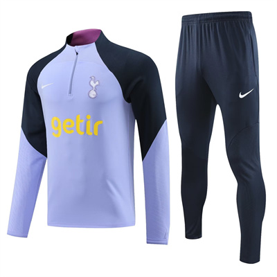 23-24 Hotspur Light Purple Training Suit Set