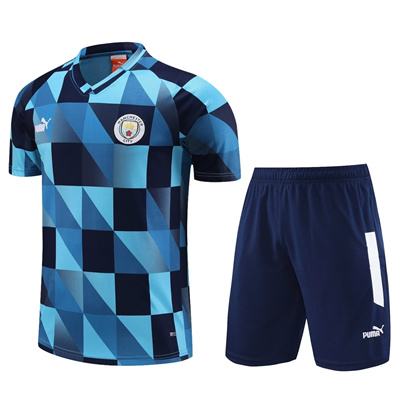 23-24 Manchester City Printed Short Sleeve Set