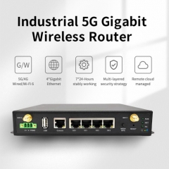 RG5000-W6M-EA RS232 RS485 DI DO Dual Sim 5G Router