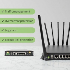 RG5000-W6M-EA RS232 RS485 DI DO Dual Sim 5G Router