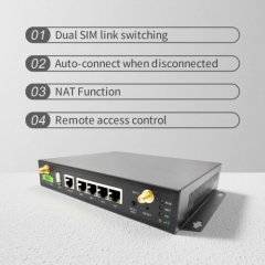 RG5000-W6M-EA RS232 RS485 DI DO Dual Sim 5G Router