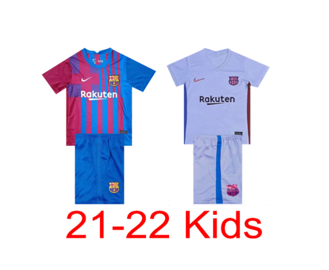 Free Shipping Barcelona Children 2021-2022 Thailand's best quality