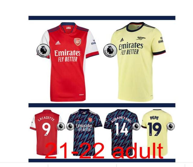 Free delivery 2021-2022 Arsenal adult +patch Thailand the best quality
