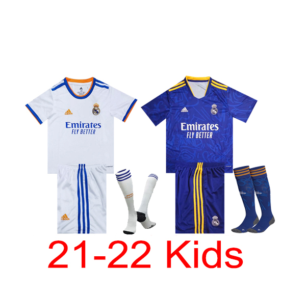 Free shipping Real Madrid children's socks 2021-2022 Thailand's best quality