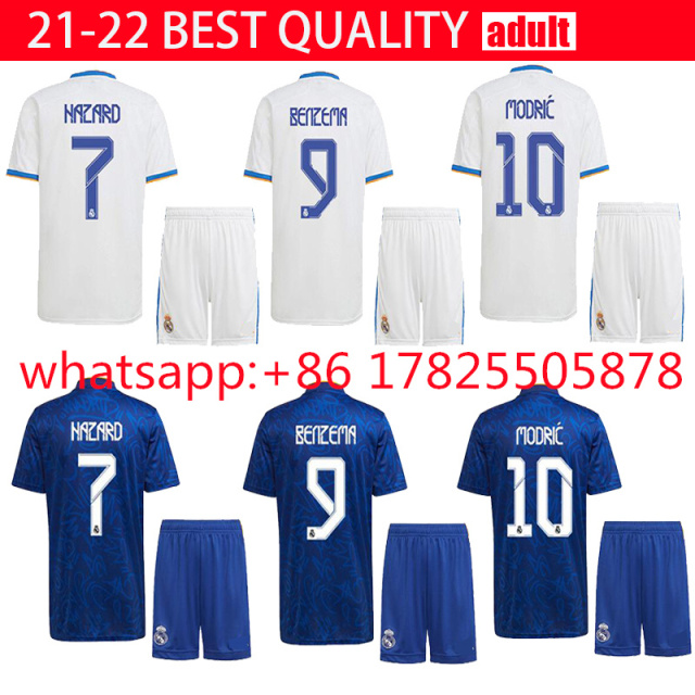 Free Shipping Real Madrid Adult Set 2021-2022 Thailand's best quality