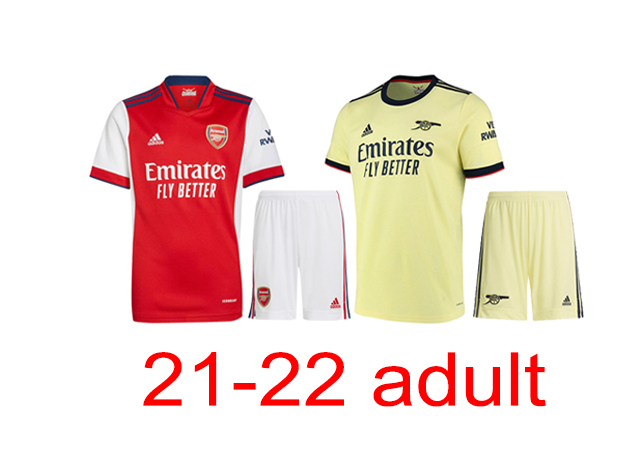 Free Shipping Arsenal Adult Set 2021-2022 Thailand's best quality