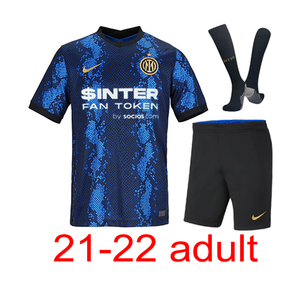 Free Shipping Inter Adult Set+Socks 2021-2022 Thailand's best quality