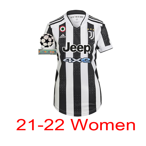 Free Shipping Juventus Women+Patch 2021-2022 Thailand's best quality