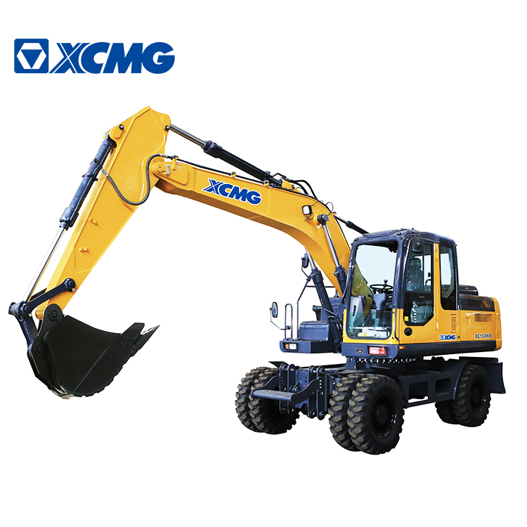 XCMG XE150WB 15 ton 0.5 CBM rc Chinese wheel excavator