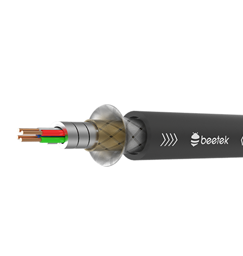 Beetek Multimode Fiber 300M 4-Core