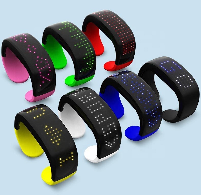 LED Wrist Band-Support Self-Programmed by APP