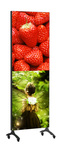 【IA15】Double-sided advertising screen
