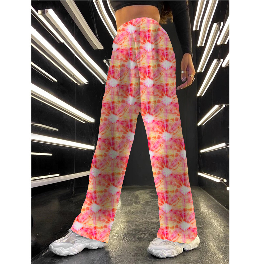 Pink flowers lounge pants