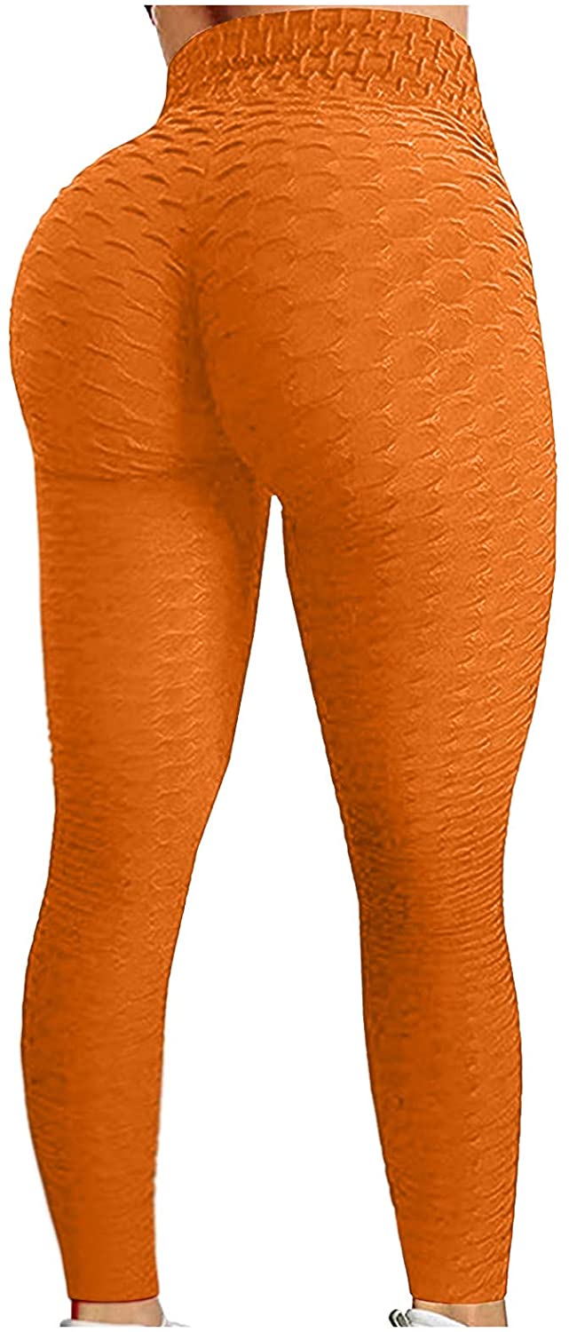 Orange Tik Tok Leggings,Tik Tok Leggings