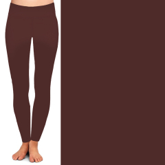 Brown Soild leggings