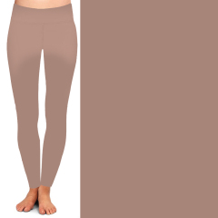 Grey pink soild leggings