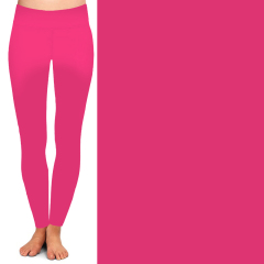 Pink soild leggings