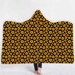 Sunflower Hoodie Blanket