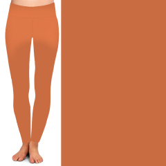 Orange yellow high waist leggings