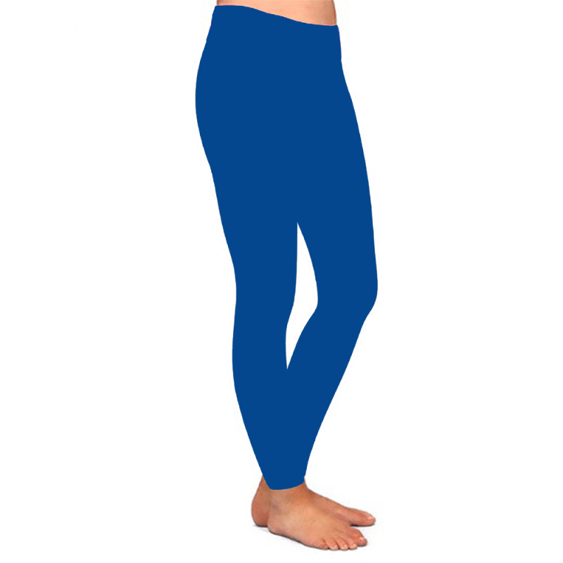 Blue high waist leggings