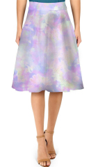 Light purple printed skirts