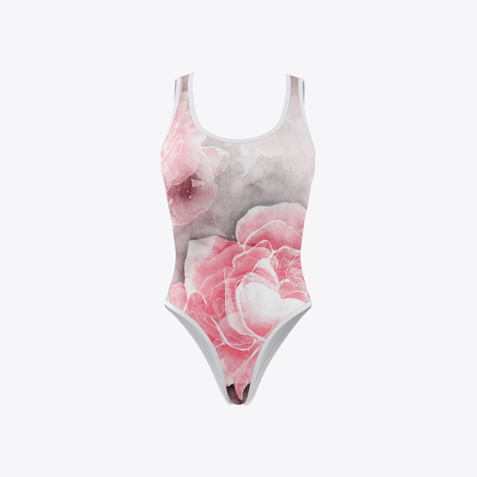 Double White Flower of Life Bodysuit