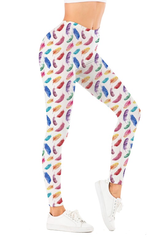 Custom high stretch printed leggings