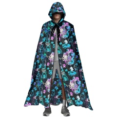 Halloween hooded cape for adults