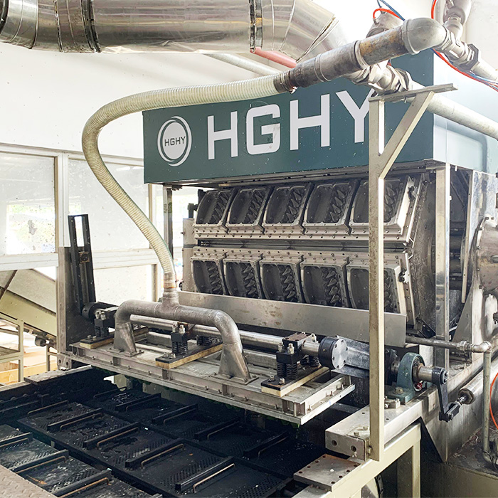 In-line Hotpress egg carton making machine