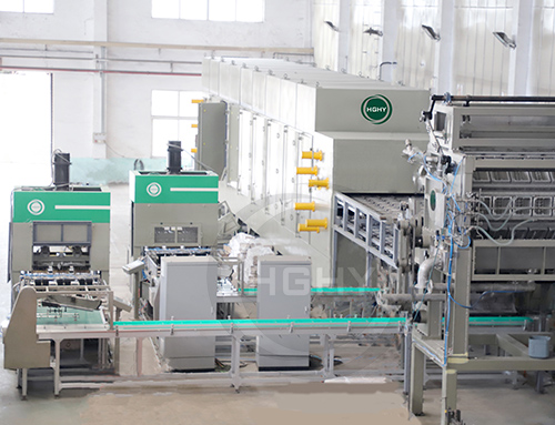 In-line Hotpress egg carton machine  Forming System