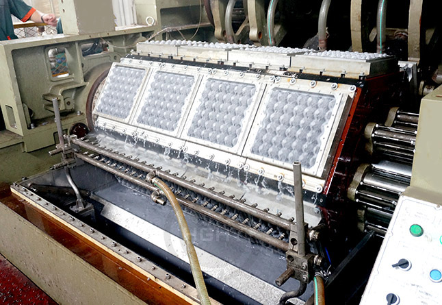 Double Rotary Egg Tray Machine