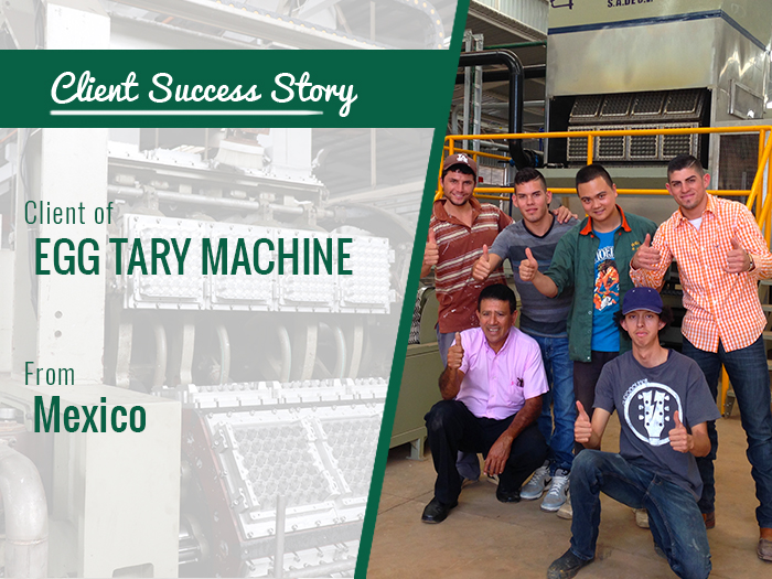 Historia de éxito del cliente: máquina de bandejas de huevos en México