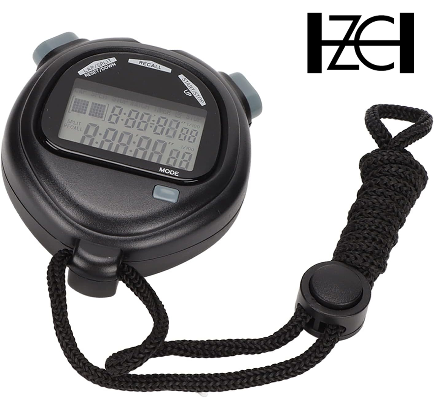 HZC Sport Stopwatch Large Display Digital Stopwatch with Countdown