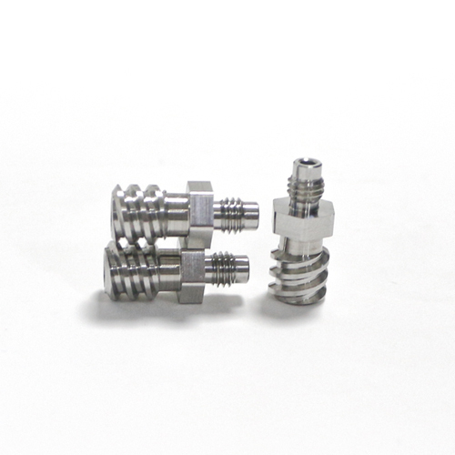 SUS304/SUS316 medical precision parts luer joint CNC lathe processing custom