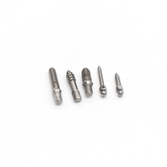 Piezas médicas de aleación de titanio TC4 piezas de precisión de uñas de hueso de uñas dentales piezas de mecanizado CNC personalizado