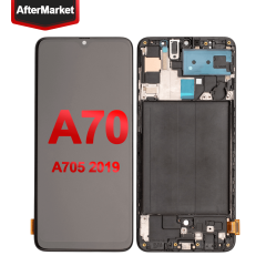 OLED Assembly With Frame For Samsung Galaxy A70 (A705 / 2019) (6.66") (Aftermarket Plus) (All Colors)