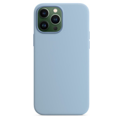 iPhone 13 Pro Max Silicone Case with MagSafe - Blue Fog