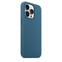 iPhone 13 Pro Silicone Case with MagSafe - Blue Jay
