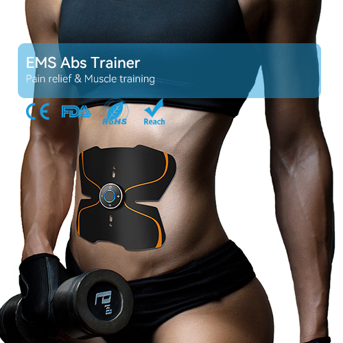 Fitness USB rechargeable Pain relief EMS abs training muscle stimulator