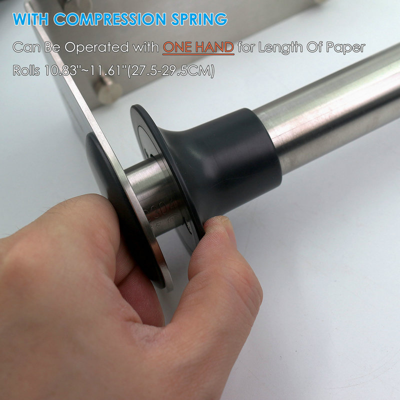 Simply-Tear Kitchen Paper Towels Holder Under Cabinet Brushed 2MM SUS304 Stainless Steel