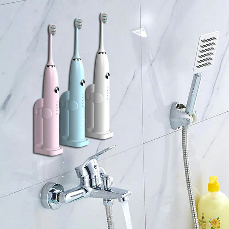 Upgraded Adjustable Wall Mounted Electric Toothbrush Holder Adjustable 4 Pack