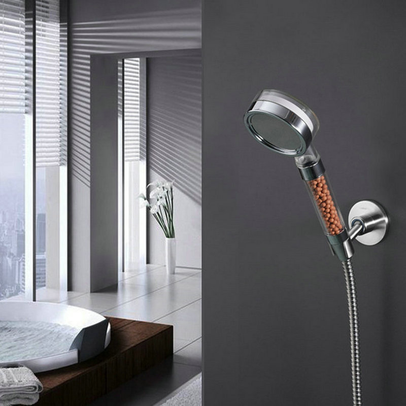 45° Adhesive Shower Head Holder Wall Mount Bracket