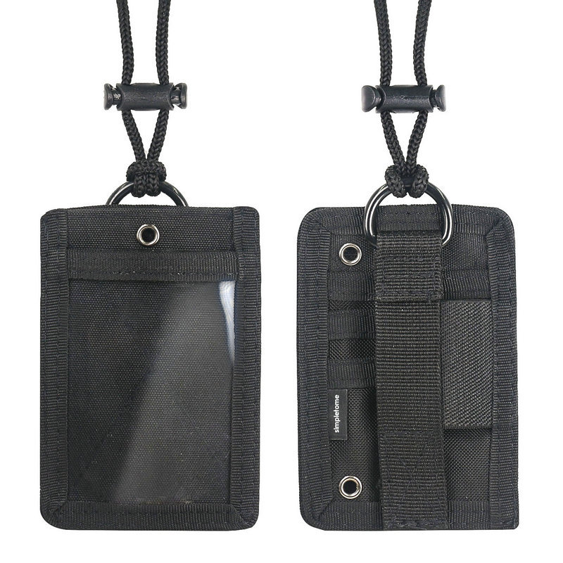 RFID Blocking ID Card Holder With Lanyard