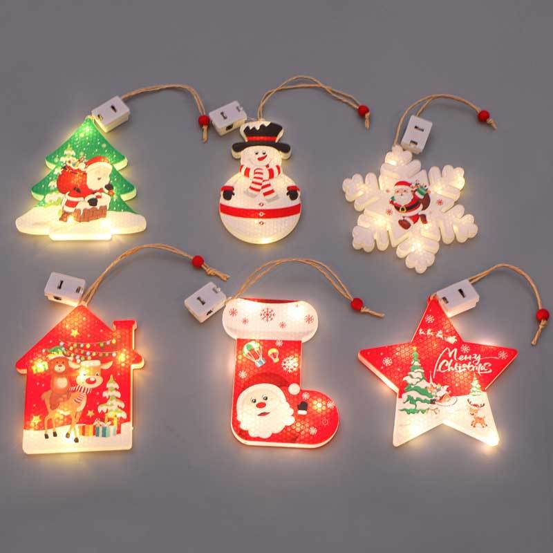 Christmas Tree Ornaments Hanging Xmas Tree Decorations 6Pack