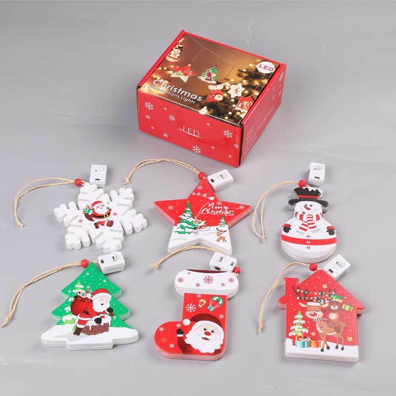 Christmas Tree Ornaments Hanging Xmas Tree Decorations 6Pack