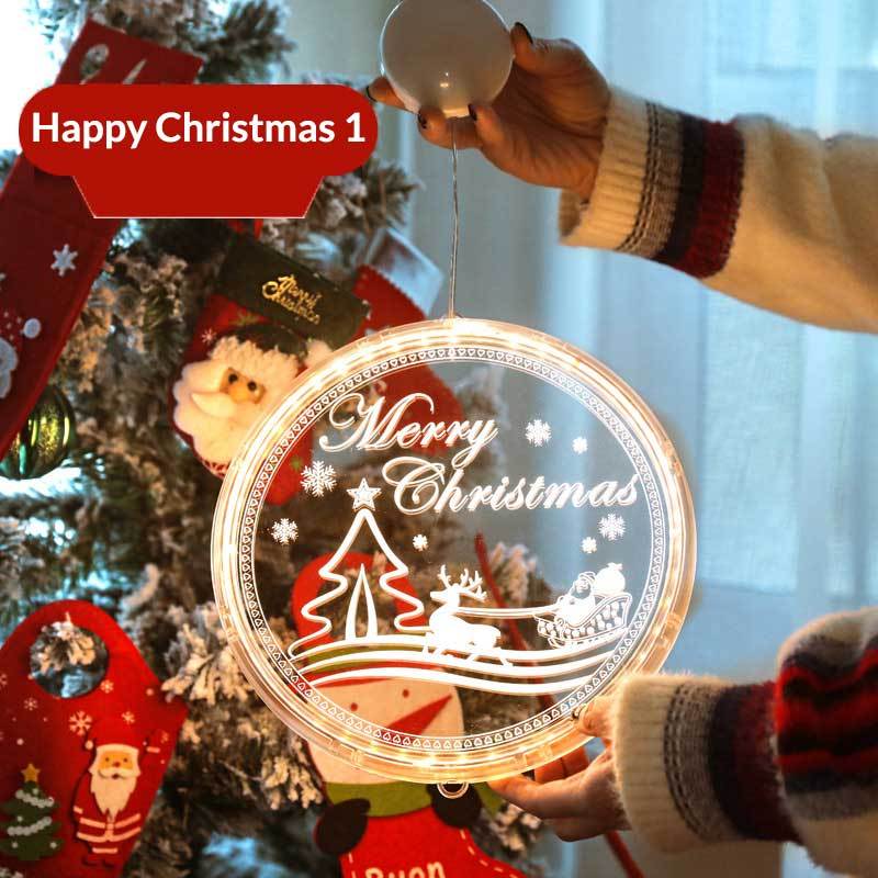 BIG LED 3D Christmas Tree Hanging Lamp Xmas Decorations Lights