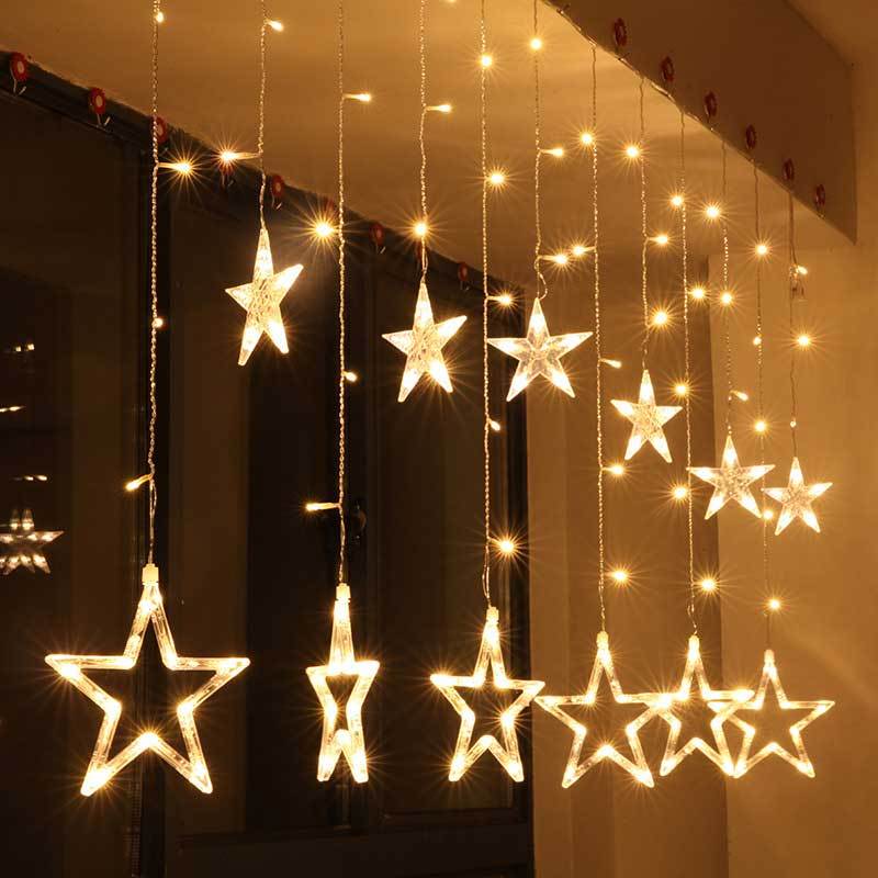8 Lighting Modes Led Star Lights USB Powered Remote Control 2.5 x 0.9 Meters