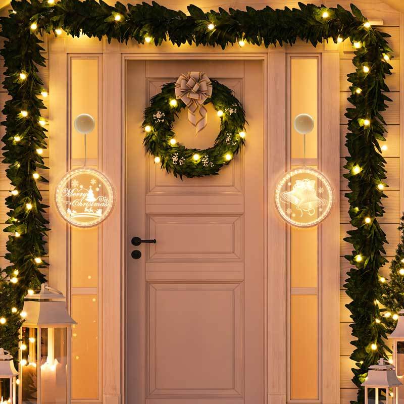 BIG LED 3D Christmas Tree Hanging Lamp Xmas Decorations Lights