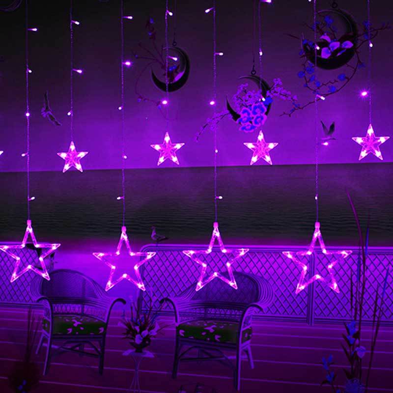 8 Lighting Modes Led Star Lights USB Powered Remote Control 2.5 x 0.9 Meters