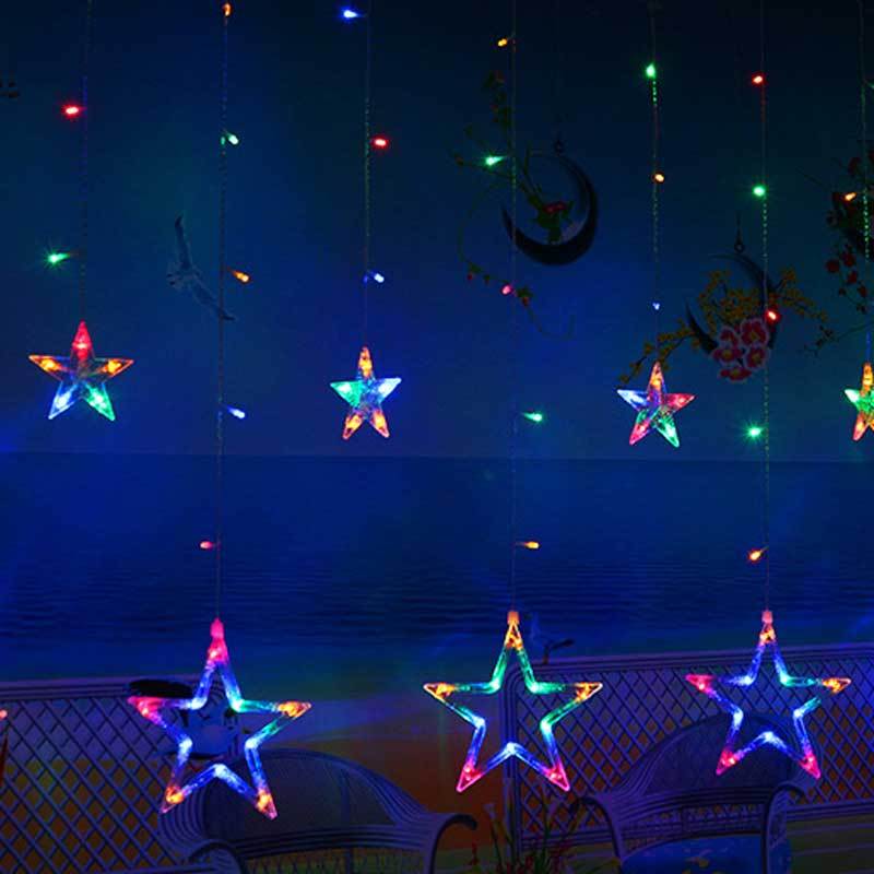 8 Lighting Modes Led Star Lights USB Powered Remote Control 2.5 x 0.9 Meters